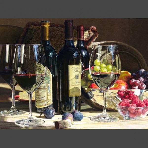 Wein 4 Diamond Painting Diamant Malerei