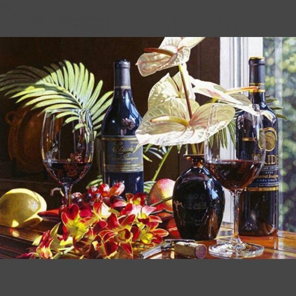 Wein 1 Diamond Painting Diamant Malerei