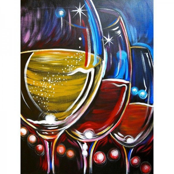 Wein 26 Diamond Painting Diamant Malerei