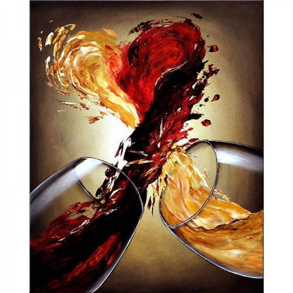 Wein 28 Diamond Painting Diamant Malerei