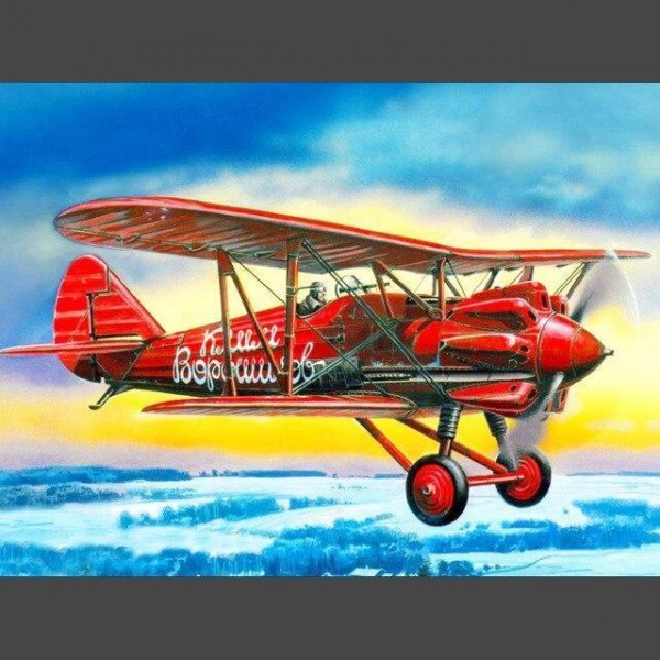 Flugzeug - 6 Diamond Painting Diamant Malerei