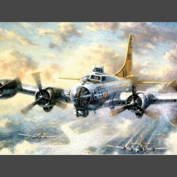Flugzeug 2 Diamond Painting Diamant Malerei