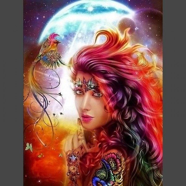 Fantasie Frau Diamond Painting Diamant Malerei