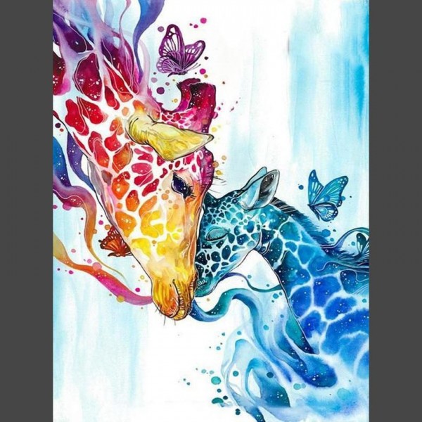Giraffe Fantasie Diamond Painting Diamant Malerei 4SA122
