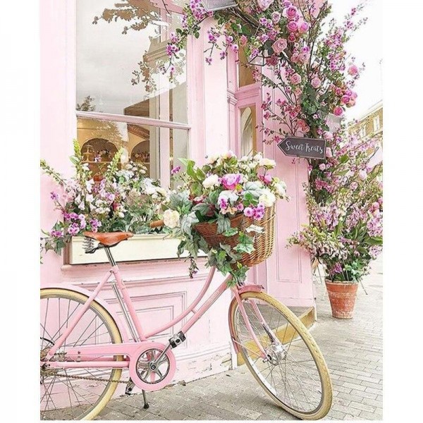 Fahrrad 10 Diamond Painting Diamant Malerei