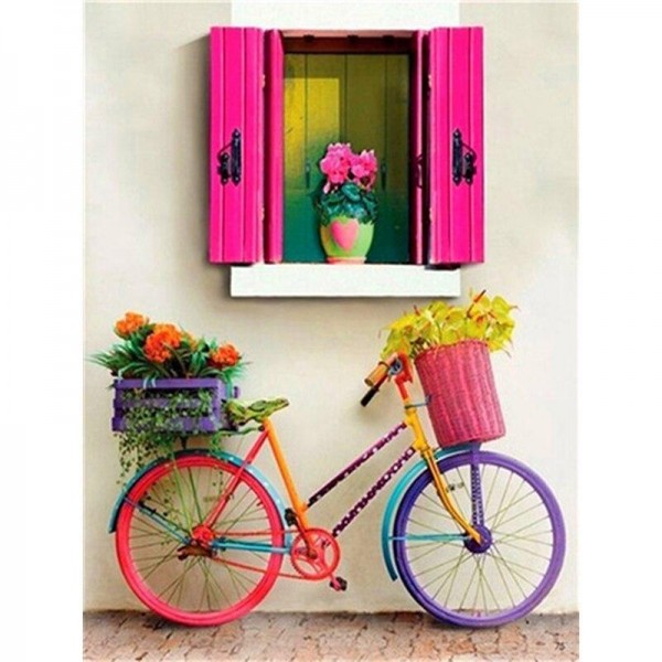 Fahrrad 5 Diamond Painting Diamant Malerei