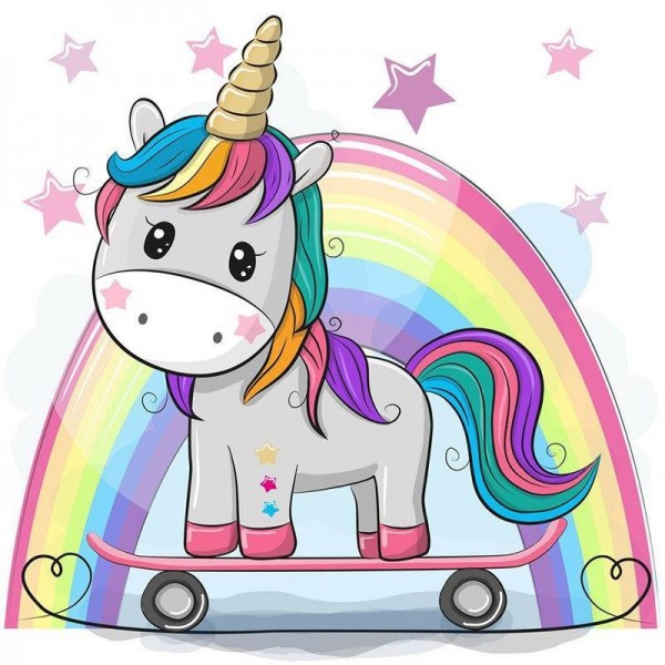 Kinder - Einhorn 11 Diamond Painting Diamant Malerei