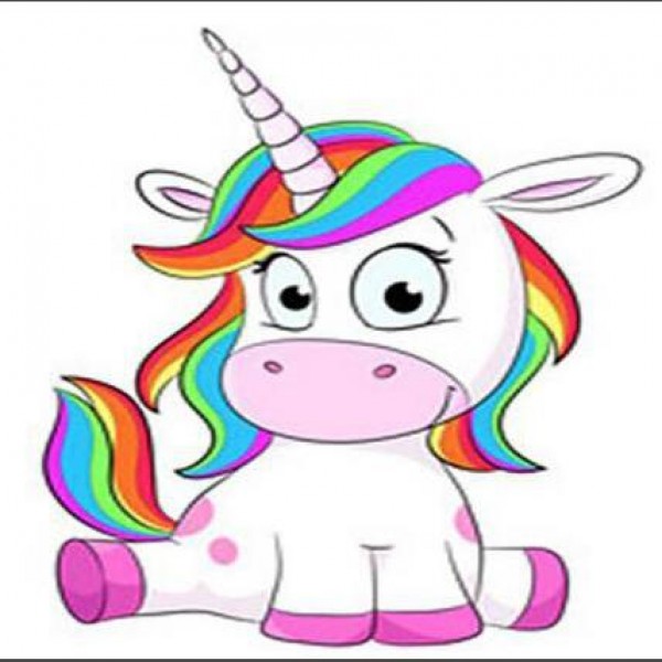 Kinder - Einhorn 1 Diamond Painting Diamant Malerei