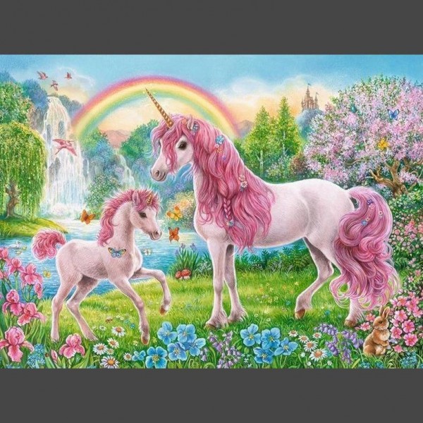 Einhorn Diamond Painting Diamant Malerei 4SA12