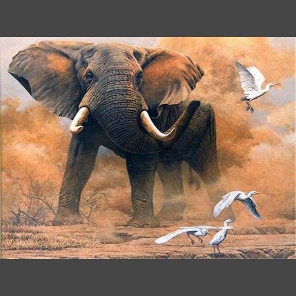 Elefant 10 Diamond Painting Diamant Malerei