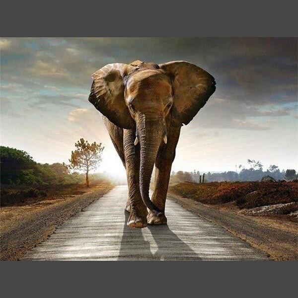 Elefant 4 Diamond Painting Diamant Malerei