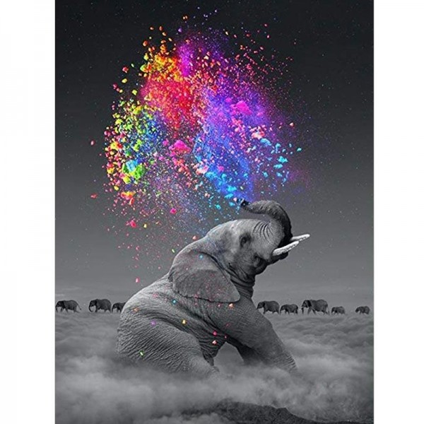 Elefant 1 Diamond Painting Diamant Malerei