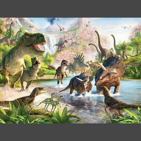 Dinosaurier 16 Diamond Painting Diamant Malerei