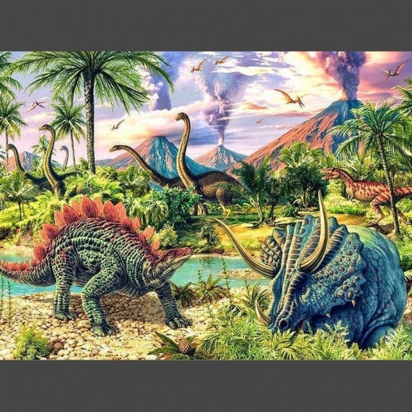 Dinosaurier 15 Diamond Painting Diamant Malerei