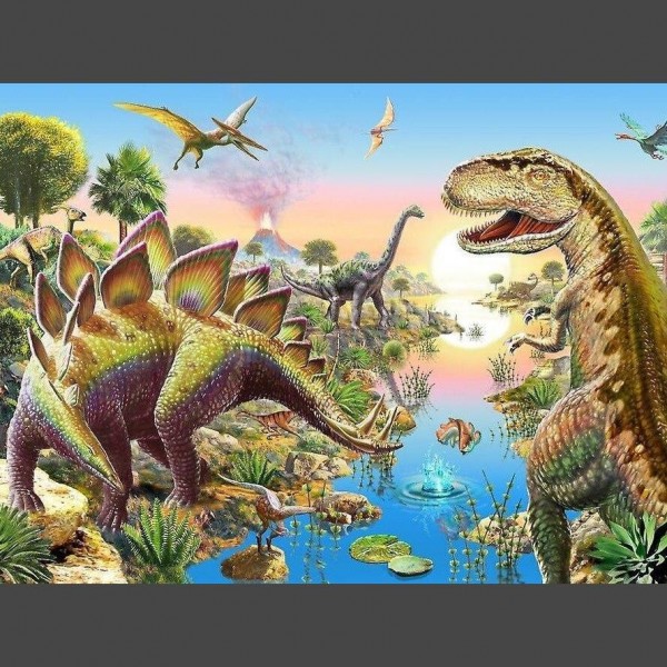 Dinosaurier 11 Diamond Painting Diamant Malerei