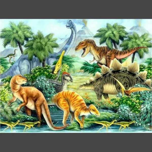 Dinosaurier 19 Diamond Painting Diamant Malerei