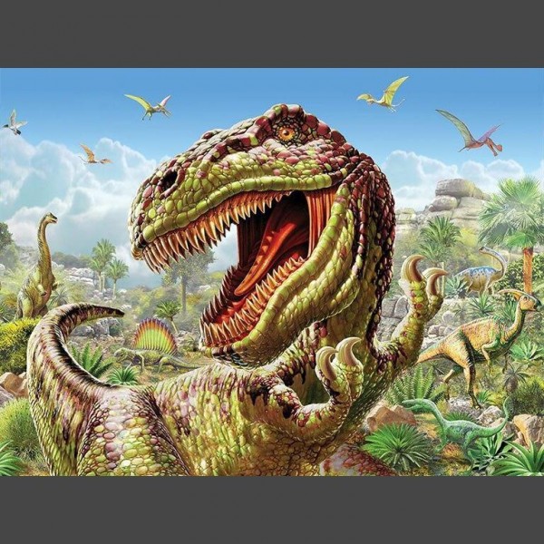 Dinosaurier 5 Diamond Painting Diamant Malerei