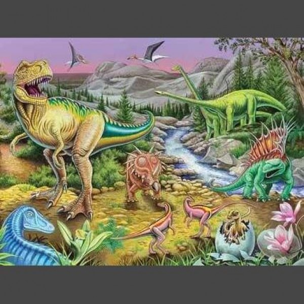 Dinosaurier 2 Diamond Painting Diamant Malerei