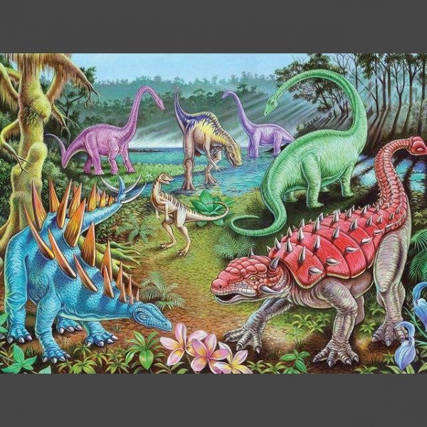 Dinosaurier 1 Diamond Painting Diamant Malerei