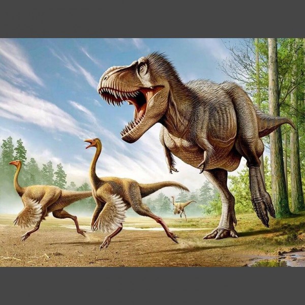 Dinosaurier 4 Diamond Painting Diamant Malerei