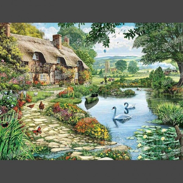 Schöne Landschaft 7 Diamond Painting Diamant Malerei