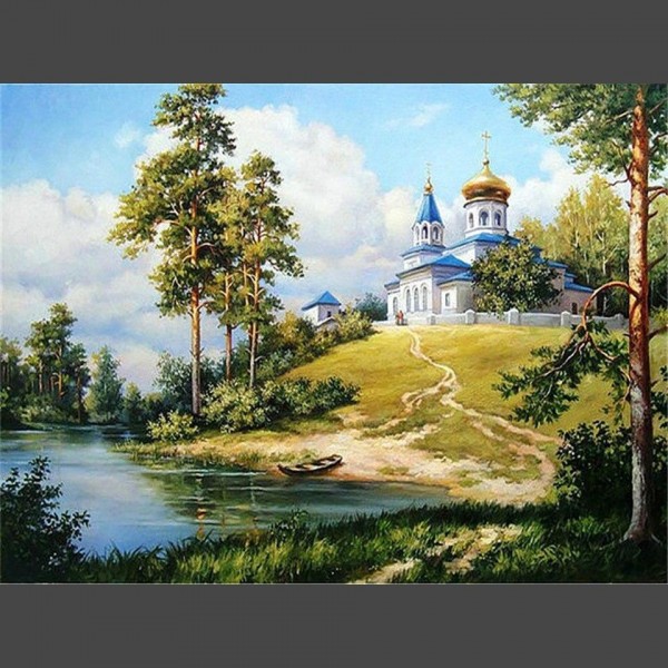Schöne Landschaft 1 Diamond Painting Diamant Malerei