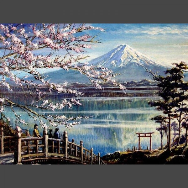 Landschaft 17 Diamond Painting Diamant Malerei