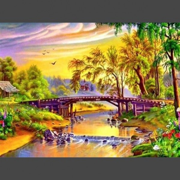Schöne Landschaft 10 Diamond Painting Diamant Malerei