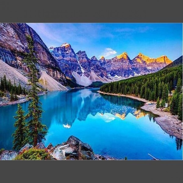 Landschaft 4 Diamond Painting Diamant Malerei