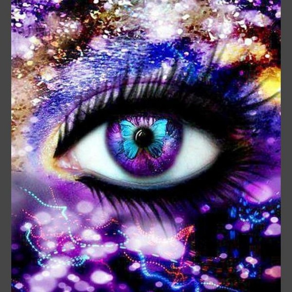 Auge 1 Diamond Painting Diamant Malerei