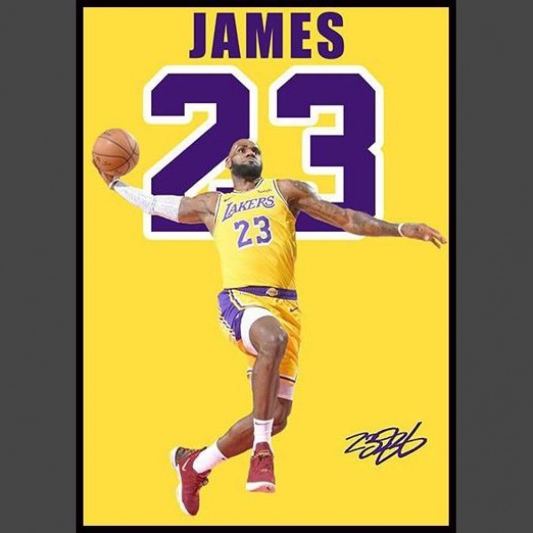 Basketball Sport James 23 Diamond Painting Diamant Malerei