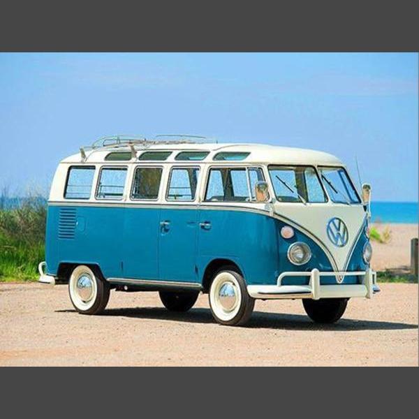 VW Bulli 2 Diamond Painting Diamant Malerei