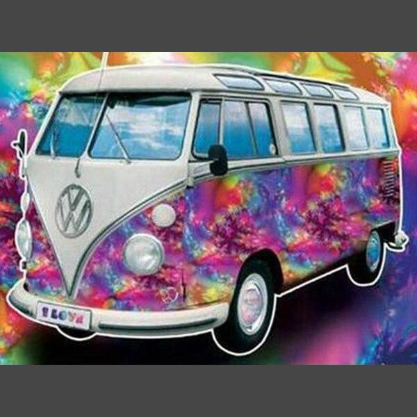 VW Bulli 6 Diamond Painting Diamant Malerei