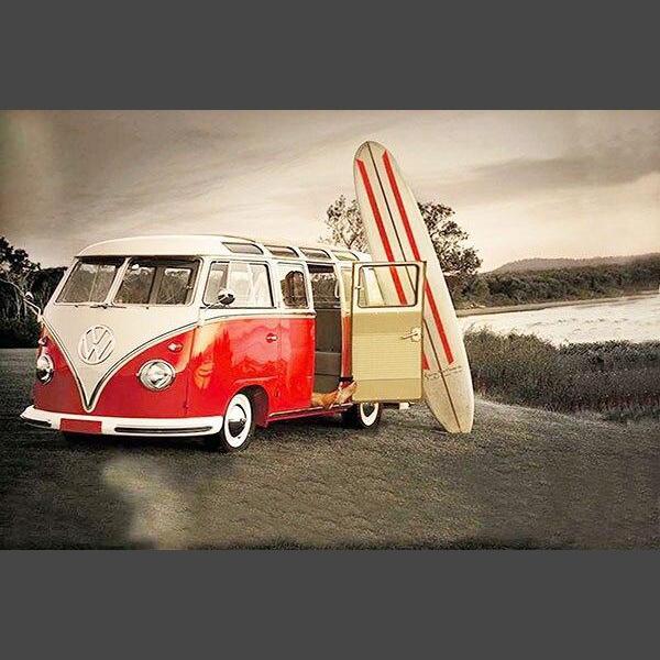 VW Bulli 7 Diamond Painting Diamant Malerei