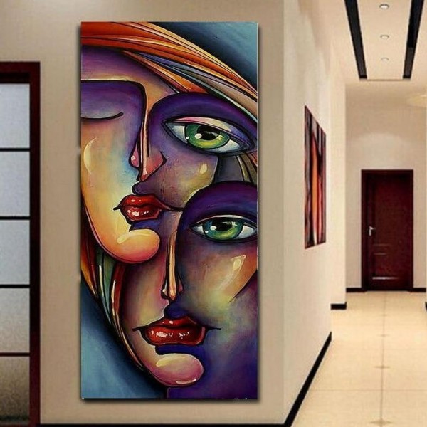 Abstrakte Kunst Diamond Painting Diamant Malerei