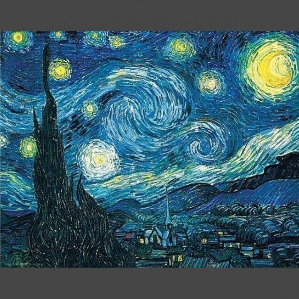 Van Gogh Abstrakt 1 Diamond Painting Diamant Malerei